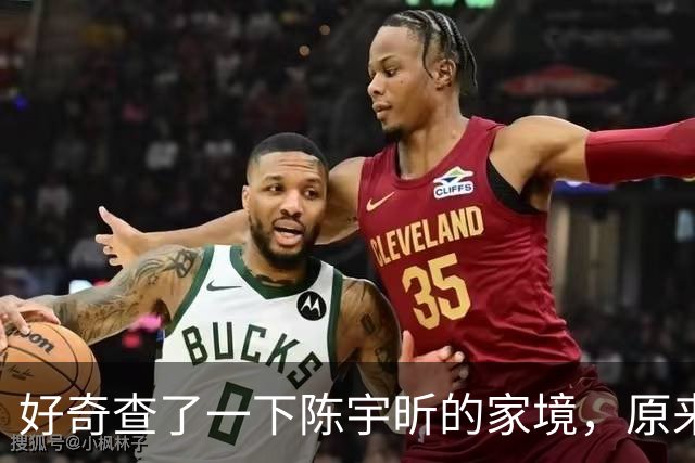 好奇查了一下陈宇昕的家境，原来他从小就在国外留学是有原因的