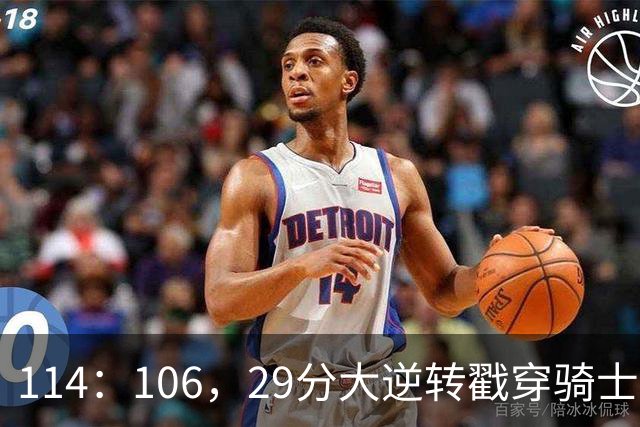 114：106，29分大逆转戳穿骑士队3大伪装！莫布里被高估，哈登冠军梦碎了